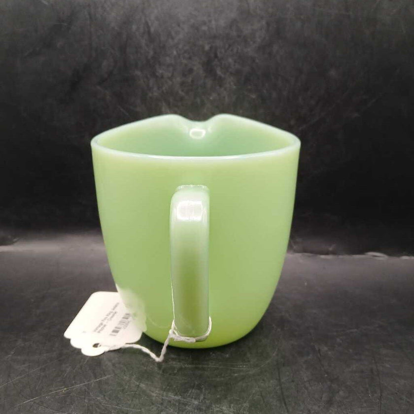 Vintage Fire King Jadeite Pitcher ~ Creamer