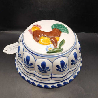 ABC Bassano Hand-Painted Rooster Wall-Hanger. Italy. Vintage.