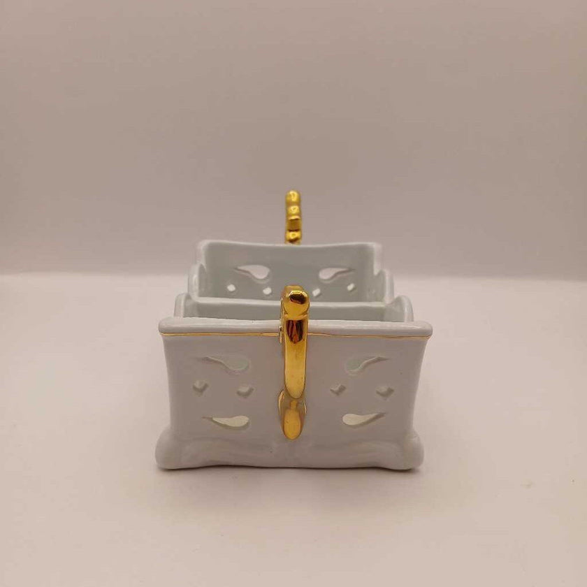 Vintage Florentine Wooden Music Jewelry Box