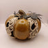 Medium, ceramic, pumpkin gold color