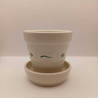 Longaberger flower pot