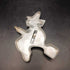 1950s Aluminum flying witch cookie cutter