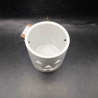 WH ceramic Jack O Lantern candle holder