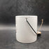 WH ceramic Jack O Lantern candle holder