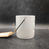 WH ceramic Jack O Lantern candle holder
