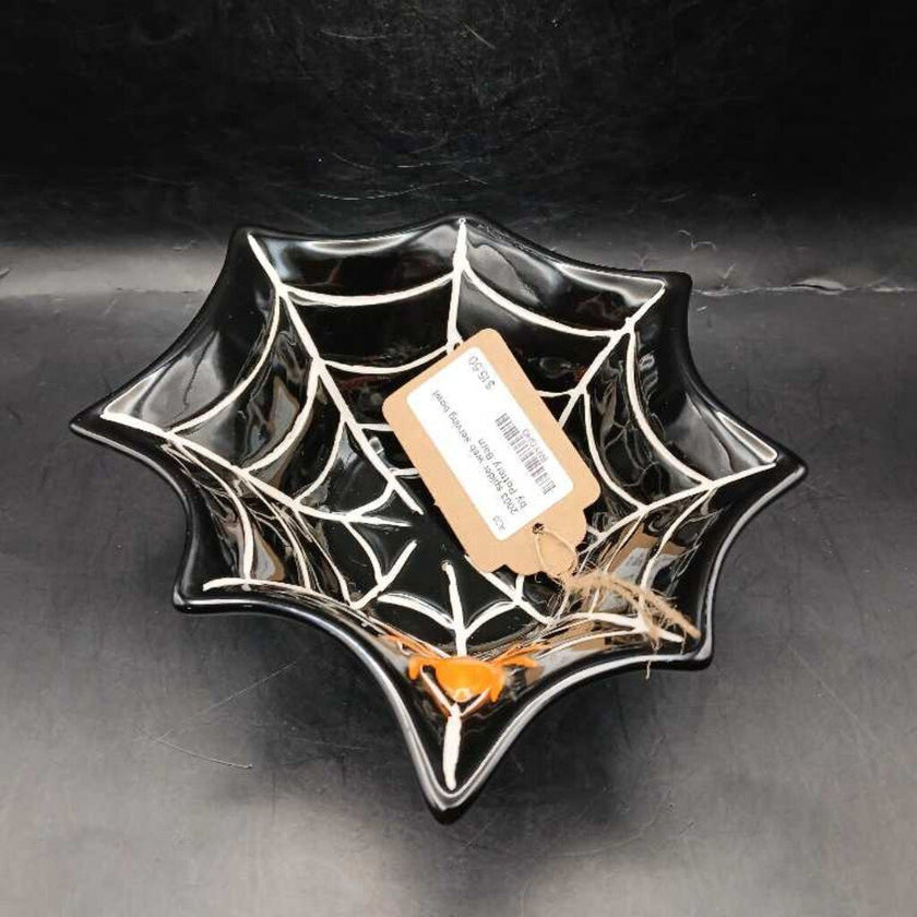 2003 spider web serving bowl by Pottery Barn