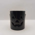 BLK ceramic Jack O Lantern candle holder