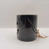 BLK ceramic Jack O Lantern candle holder