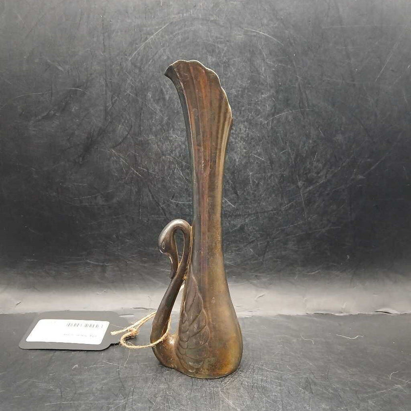 Vtg. Swan Vase