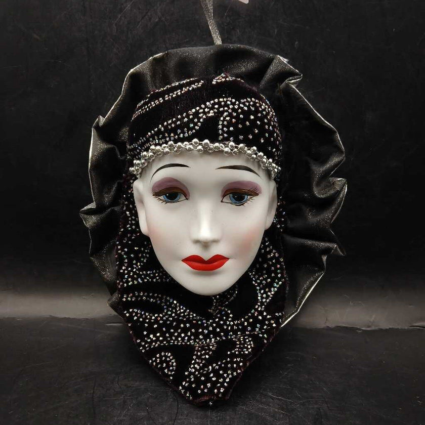 Porcelain Handpainted Face Art Mask