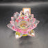 Crystal Tea light Lotus Candle holders