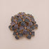 Joan Rivers 1st In The Jeweled Flowers Series Violet Forget Me Nots Brooch