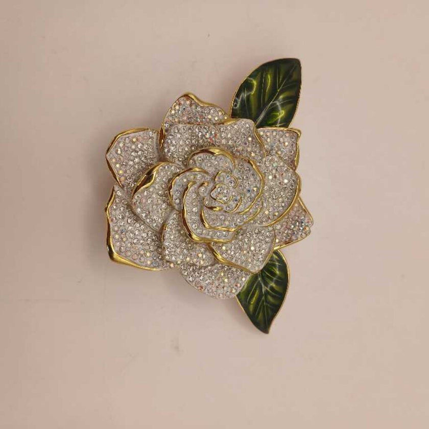 Joan Rivers Limited Edition Swarovski Gardenia Brooch