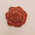 Joan Rivers Red Rose Brooch