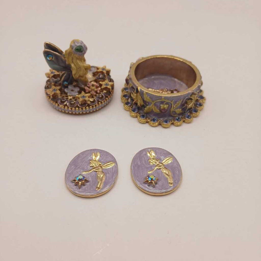Kirks Folly Tooth Fairy Trinket Box w/ Coins * Rare