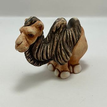 Clay Camel Figurine