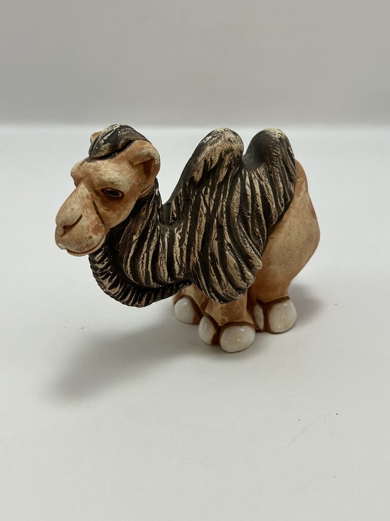 Clay Camel Figurine