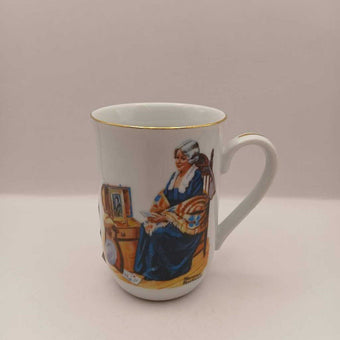Vntg- Norman Rockwell collector Mug 