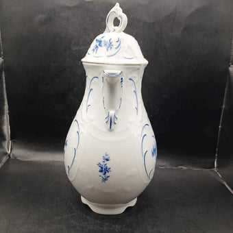 Blue & White hand painted coffee pot from West Germany
