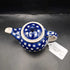 Blue Rose Polish Pottery with Dot Pattern, 
