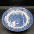 Vintage Churchill Currier and Ives Blue Staffordshire England Serving Bowl