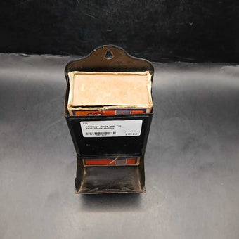 Vintage Belle Isle Tin Matchbox Holder