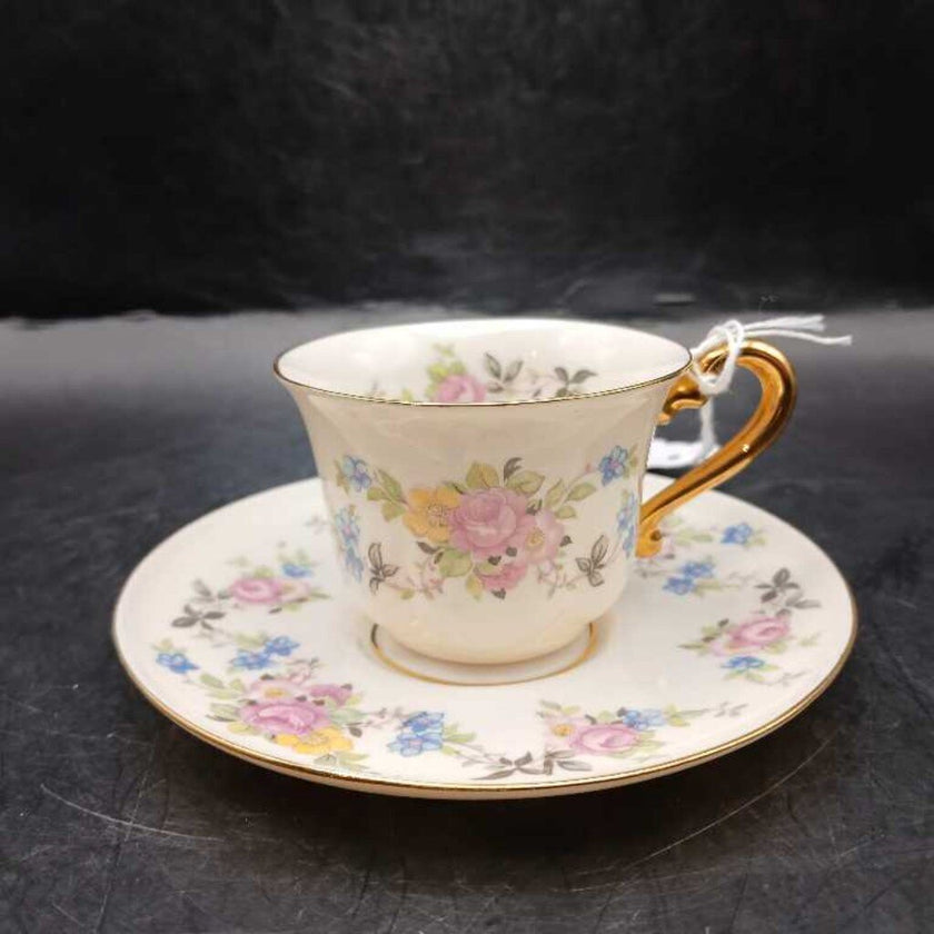 Ridgewood Translucent Tea Cup and Saucer