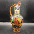 Deruta Majolica Jug with Hand Painted Floral Decorations from Deruta, Italy
