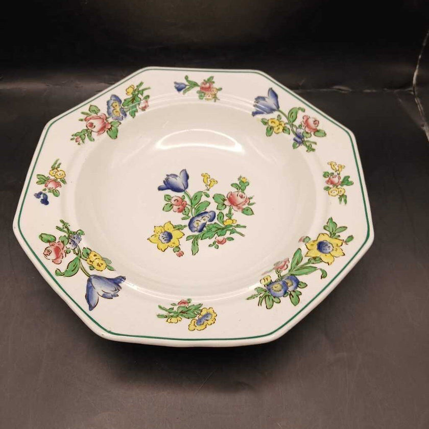 Vintage Booths Old Staffordshire Covered Bowl