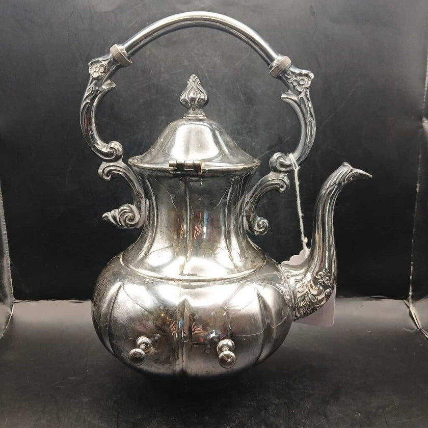 Antique Silver Plated Tilting Teapot WITHOUT Stand