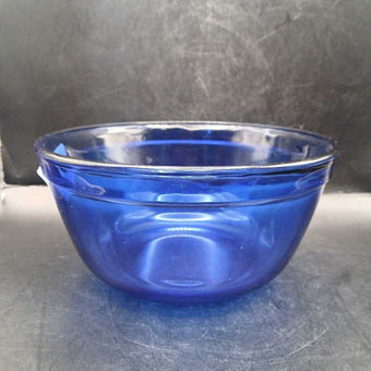 Vintage Anchor Hocking Cobalt Blue 1.5 Quart Mixing Bowl