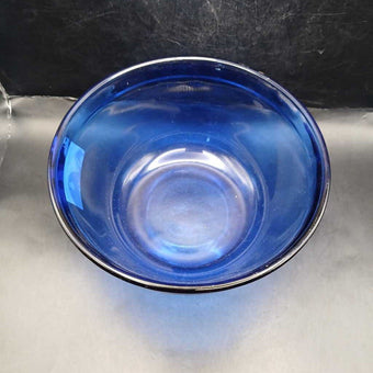 Vintage Anchor Hocking Cobalt Blue 1.5 Quart Mixing Bowl