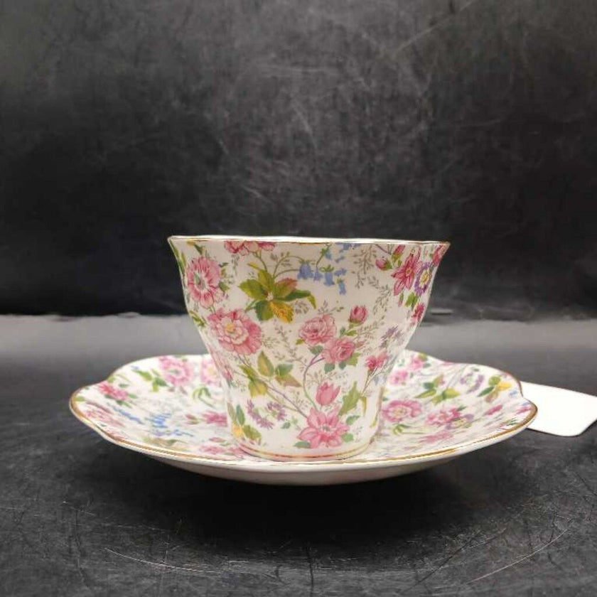 Vintage Rosina Chintz Teacup and Saucer Set