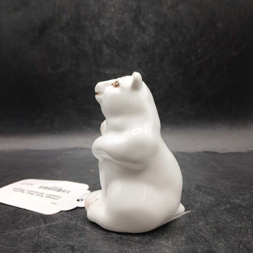 Vintage Polar Bear Figurine Coalport, Shropshire, England
