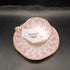 Antique Coalport Maple Time Chintz Teacup and Saucer, Shropshire, England