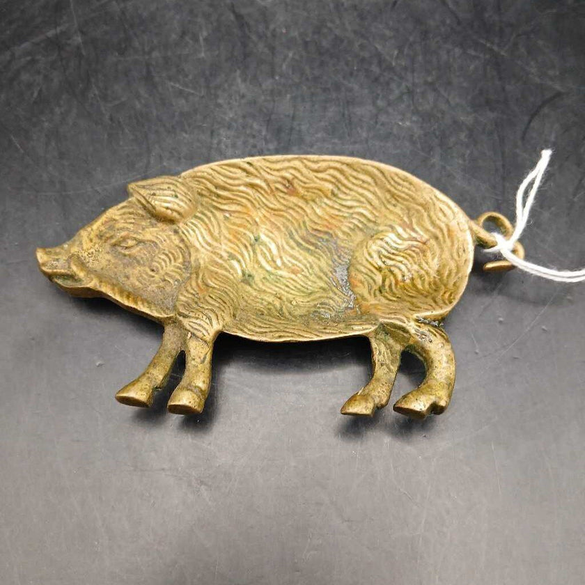 Vintage Brass Pig