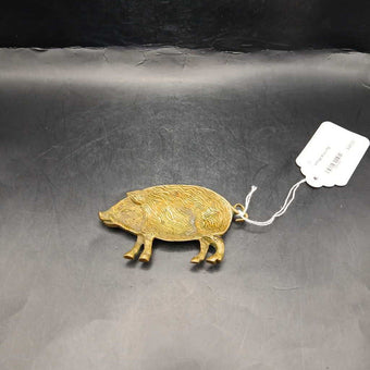 Vintage Brass Pig