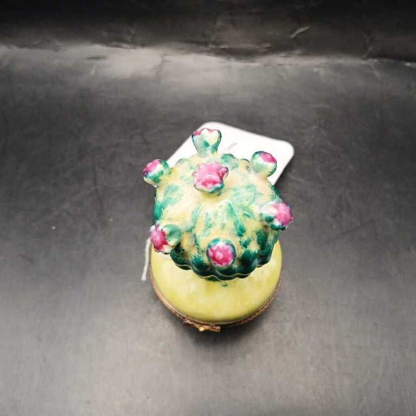 Rochard Limoges Box Cactus Shape from France