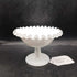 Vintage Milkglass Fenton White Ruffled Small Candy Dish
