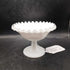Vintage Milkglass Fenton White Ruffled Small Candy Dish