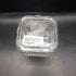 Vintage Federal Glass Square Refridgerator Dish with Vegetable Themed Lid and Ribbed Sides