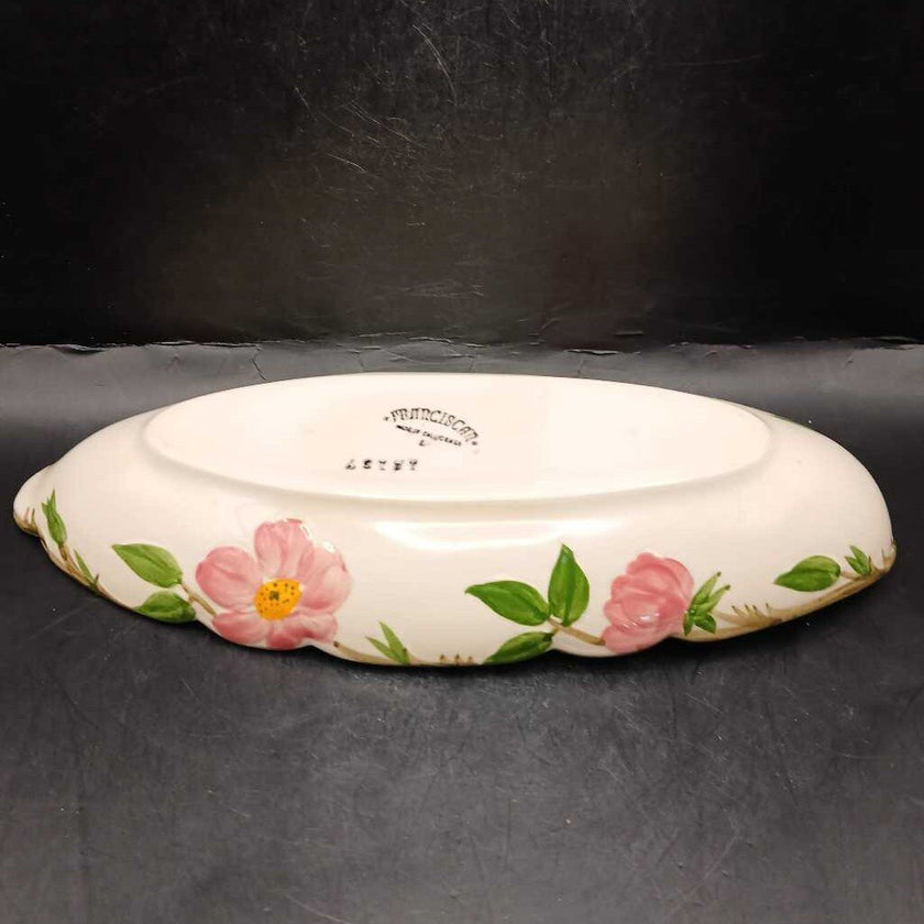 Vintage Franciscan Desert Rose Relish Boat Serving Dish