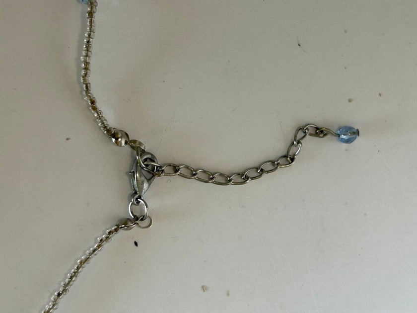 Beaded heart necklace
