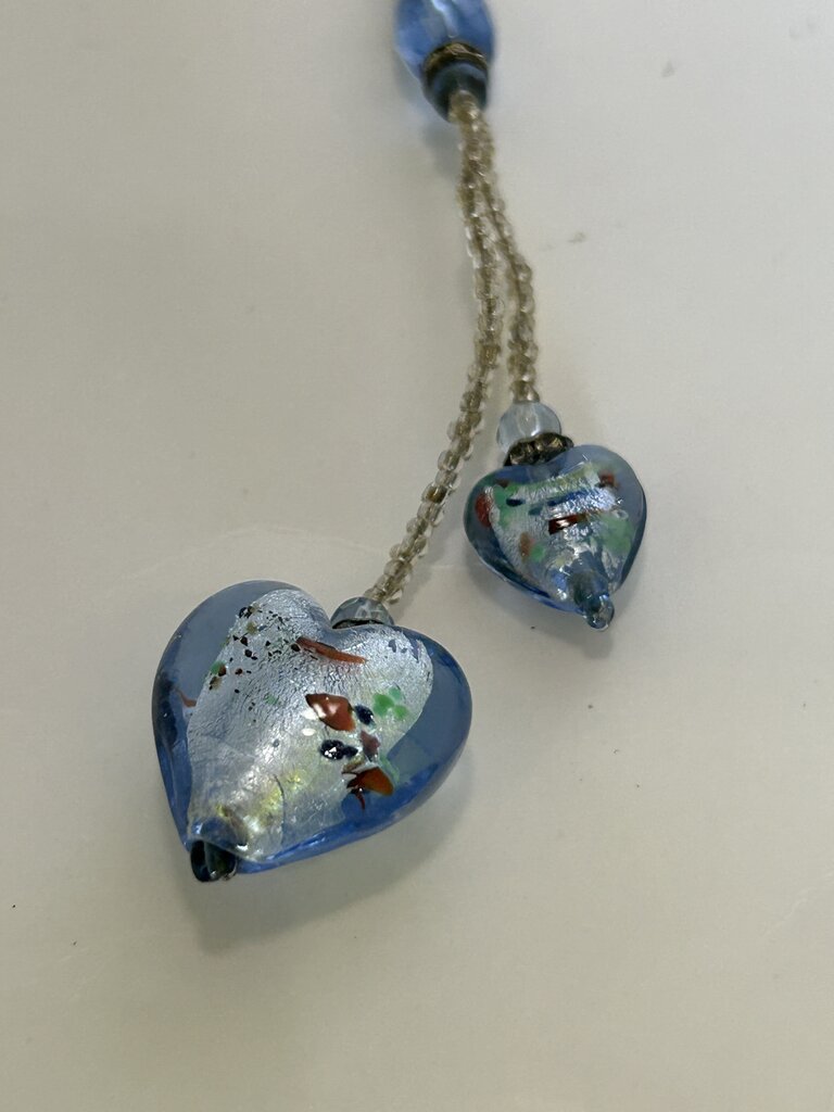 Beaded heart necklace