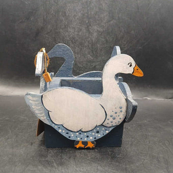 Hand Painted Geese Planter/box