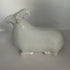Vintage Mottahedeh Covered Porcelain White Goat with horns Trinket Box
