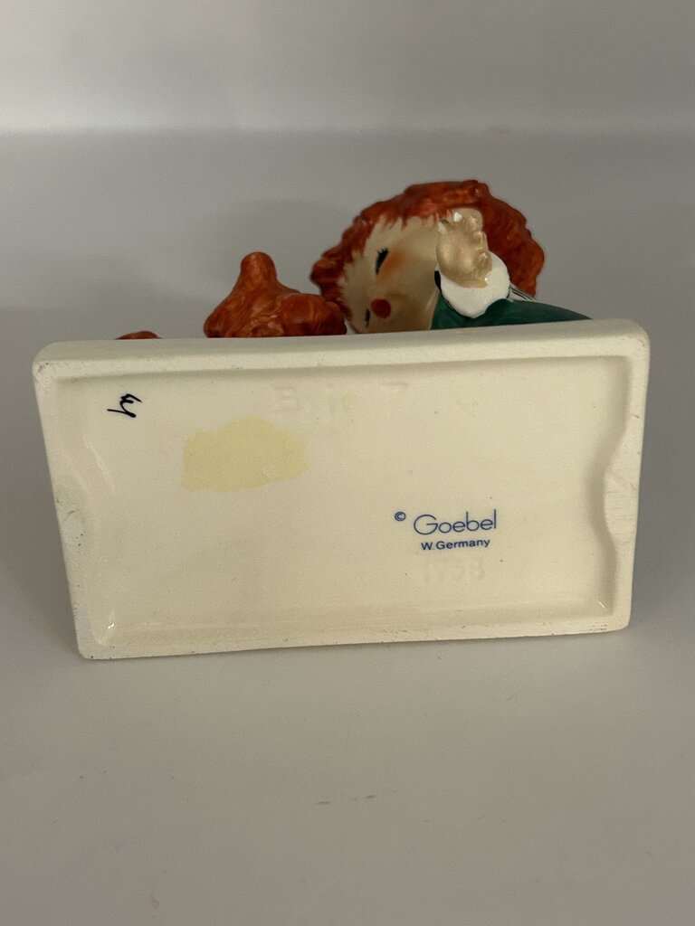 Vintage Goebel “Redheads” Figurine, Boy and His Dog, 