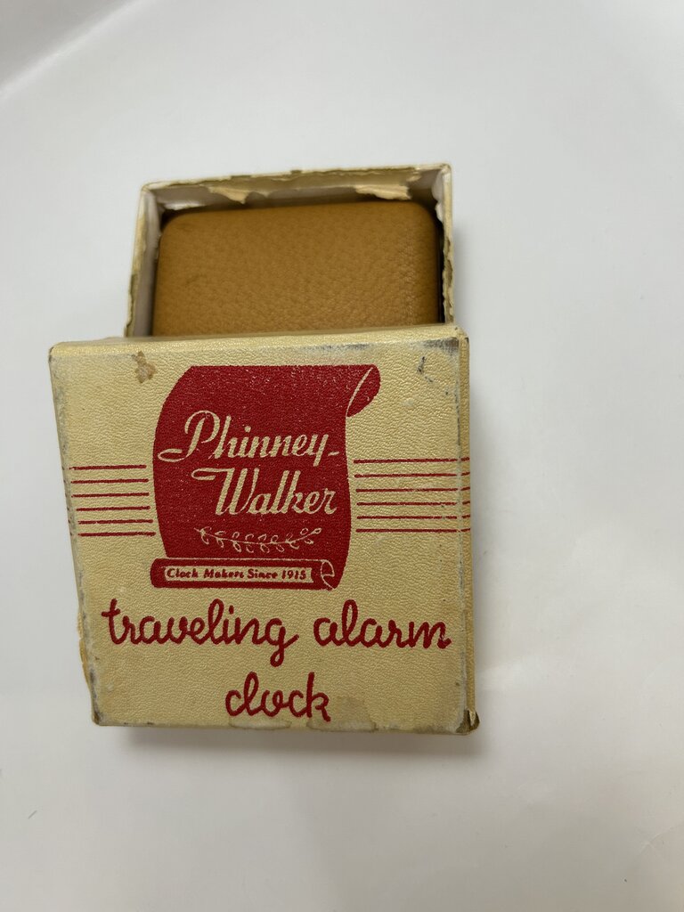 Phinney-Walker German Traveling Alarm Clock (orig. box)