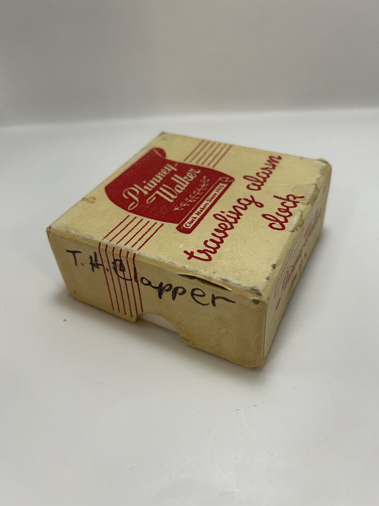 Phinney-Walker German Traveling Alarm Clock (orig. box)