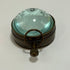 Antique Brass Domed Glass Tabletop Compass